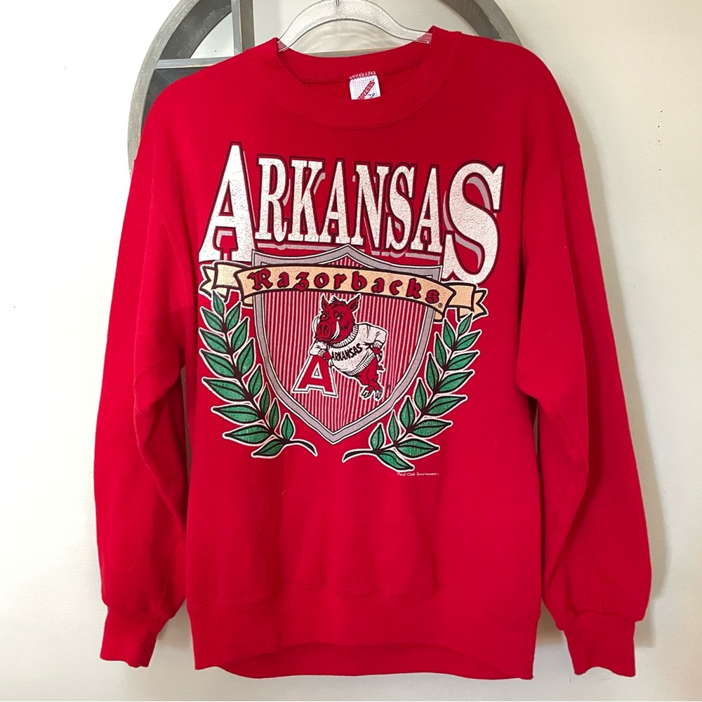 Vintage Red Arkansas Sweatshirt